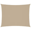 Aurinkopurje Oxford-kangas suorakaide 5x6 m beige