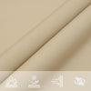 Aurinkopurje Oxford-kangas suorakaide 5x6 m beige
