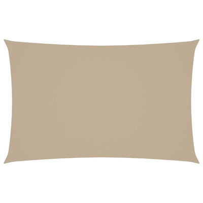 Aurinkopurje Oxford-kangas suorakaide 5x8 m beige