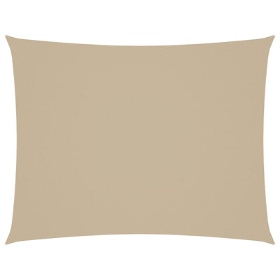 Aurinkopurje Oxford-kangas suorakaide 6x8 m beige
