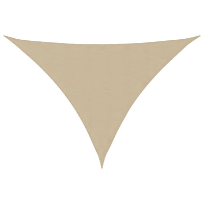 Aurinkopurje Oxford-kangas kolmio 5x7x7 m beige