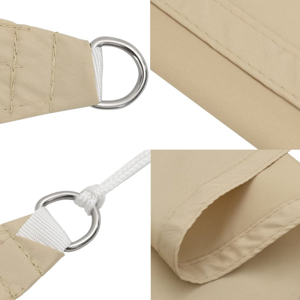 Aurinkopurje Oxford-kangas kolmio 6x6x6 m beige