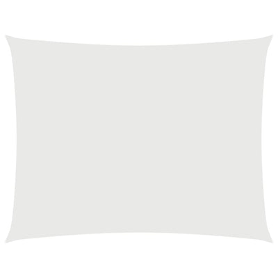 Valkoinen aurinkopurje oxford-kangas suorakaide Larisia 2x3 m