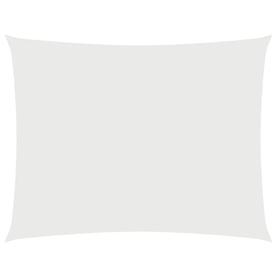Valkoinen aurinkopurje oxford-kangas suorakaide Larisia 2x3,5 m
