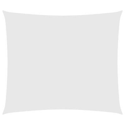 Valkoinen aurinkopurje oxford-kangas suorakaide Larisia 2,5x3 m