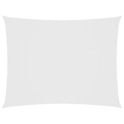 Valkoinen aurinkopurje oxford-kangas suorakaide Larisia 2,5x4 m