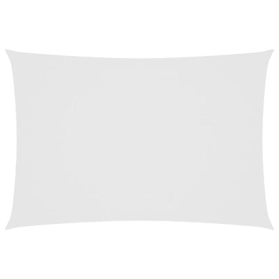 Valkoinen aurinkopurje oxford-kangas suorakaide Larisia 2,5x4,5 m