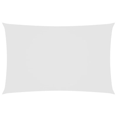 Valkoinen aurinkopurje oxford-kangas suorakaide Larisia 2,5x5 m