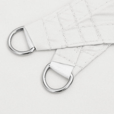 Valkoinen aurinkopurje oxford-kangas suorakaide Larisia 4x7 m