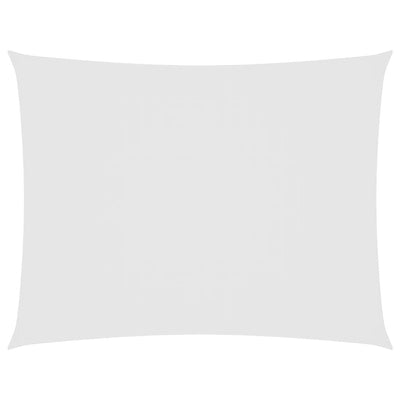 Valkoinen aurinkopurje oxford-kangas suorakaide Larisia 5x6 m