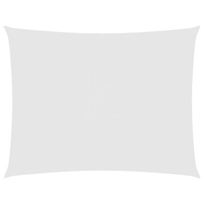 Valkoinen aurinkopurje oxford-kangas suorakaide Larisia 5x7 m