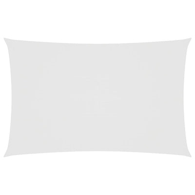 Valkoinen aurinkopurje oxford-kangas suorakaide Larisia 5x8 m
