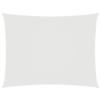Valkoinen aurinkopurje oxford-kangas suorakaide Larisia 6x7 m