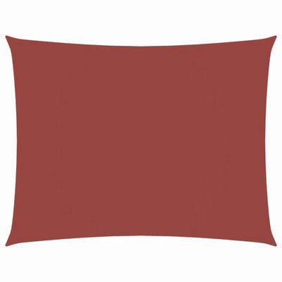 Terrakotta aurinkopurje oxford kangas suorakaide Larisia 2x3,5 m