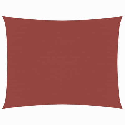 Terrakotta aurinkopurje oxford-kangas suorakaide Larisia 4x5 m
