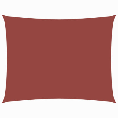 Terrakotta aurinkopurje oxford kangas suorakaide Larisia 6x7m