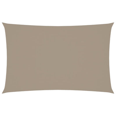 Harmaanruskea aurinkopurje oxford-kangas suorakaide Larisia 2x5 m