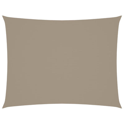 Harmaanruskea aurinkopurje oxford-kangas suorakaide Larisia 4x5 m