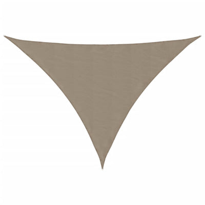 Aurinkopurje Oxford-kangas kolmio 2,5x2,5x3,5 m harmaanruskea