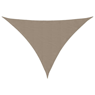 Aurinkopurje Oxford-kangas kolmio 5x5x6 m harmaanruskea