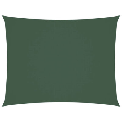 Tummanvihreä aurinkopurje oxford-kangas suorakaide Larisia 2x3 m