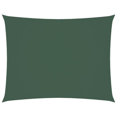 Tummanvihreä aurinkopurje oxford-kangas suorakaide Larisia 3x4,5 m