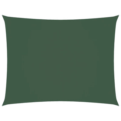 Tummanvihreä aurinkopurje oxford-kangas suorakaide Larisia 3,5x5 m