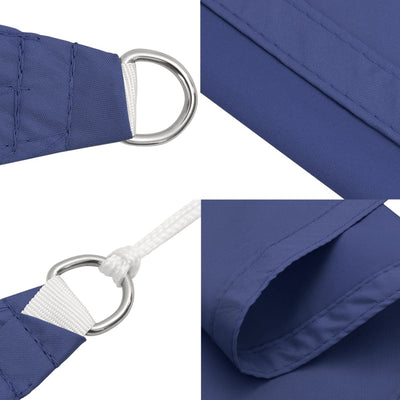 Aurinkopurje Oxford-kangas kolmio 2,5x2,5x3,5 m sininen