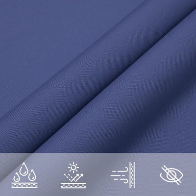 Aurinkopurje Oxford-kangas kolmio 2,5x2,5x3,5 m sininen