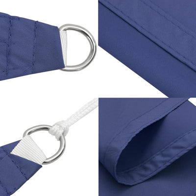 Aurinkopurje Oxford-kangas kolmio 3,6x3,6x3,6 m sininen