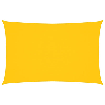 Keltainen aurinkopurje oxford-kangas suorakaide Larisia 2,5x5 m