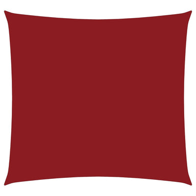 Punainen aurinkopurje oxford-kangas neliö Wallington 3x3 m