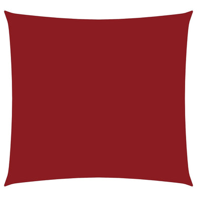 Punainen aurinkopurje oxford-kangas Wallington 5x5 m