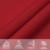 Punainen aurinkopurje oxford-kangas Wallington 6x6 m
