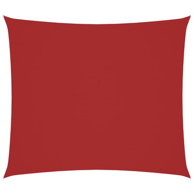 Punainen aurinkopurje oxford-kangas suorakaide Larisia 2x2,5 m