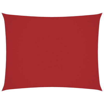 Punainen aurinkopurje oxford-kangas suorakaide Larisia 2x3 m