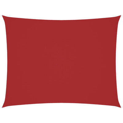 Punainen aurinkopurje oxford-kangas suorakaide Larisia 2x3,5 m