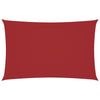 Punainen aurinkopurje oxford-kangas suorakaide Larisia 2x4,5 m
