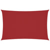 Punainen aurinkopurje oxford-kangas suorakaide Larisia 2x5 m