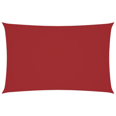 Punainen aurinkopurje oxford-kangas suorakaide Larisia 2x5 m