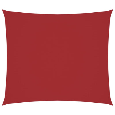 Punainen aurinkopurje oxford-kangas suorakaide Larisia 2,5x3 m