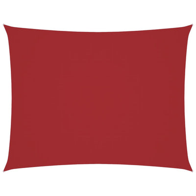 Punainen aurinkopurje oxford-kangas suorakaide Larisia 2,5x3,5 m