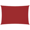 Punainen aurinkopurje oxford-kangas suorakaide Larisia 3x5 m