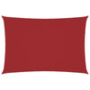 Punainen aurinkopurje oxford-kangas suorakaide Larisia 3x6 m