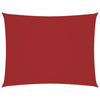 Punainen aurinkopurje oxford-kangas suorakaide Larisia 3,5x5 m