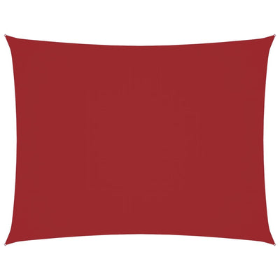 Punainen aurinkopurje oxford-kangas suorakaide Larisia 4x5 m