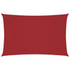 Punainen aurinkopurje oxford-kangas suorakaide Larisia 4x7 m