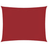 Punainen aurinkopurje oxford-kangas suorakaide Larisia 6x8 m