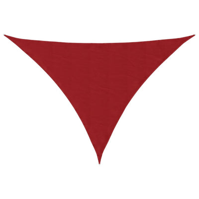 Aurinkopurje Oxford-kangas kolmio 3x4x5 m punainen