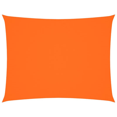 Oranssi aurinkopurje oxford-kangas suorakaide Larisia 3x4 m